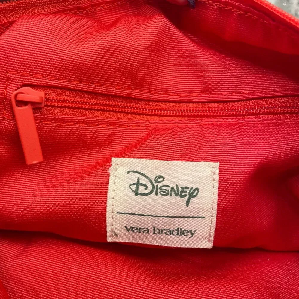 Disney Vera Bradley Mickey Mouse Icons Performance Twill Crossbody Purse Bag